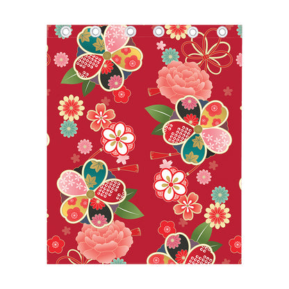 Japanese Kimono Pattern Print Curtain