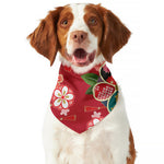 Japanese Kimono Pattern Print Dog Bandana