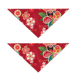 Japanese Kimono Pattern Print Dog Bandana