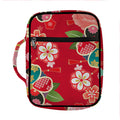 Japanese Kimono Pattern Print Front Pocket Bible Bag