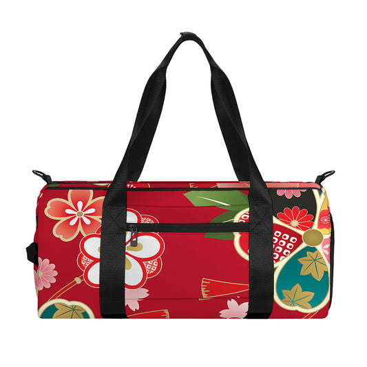 Japanese Kimono Pattern Print Gym Bag
