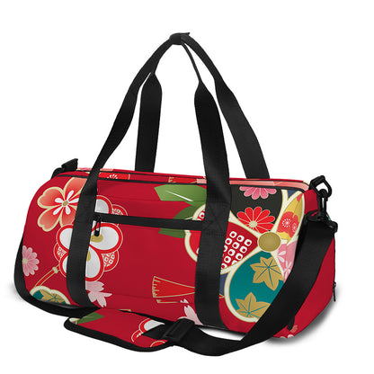 Japanese Kimono Pattern Print Gym Bag