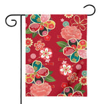 Japanese Kimono Pattern Print House Flag