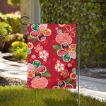 Japanese Kimono Pattern Print House Flag