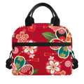 Japanese Kimono Pattern Print Insulated Lunch Bag