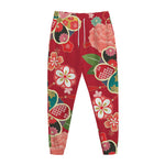 Japanese Kimono Pattern Print Jogger Pants