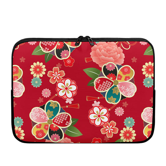 Japanese Kimono Pattern Print Laptop Sleeve