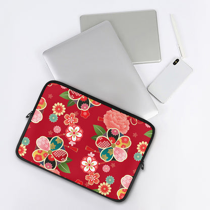Japanese Kimono Pattern Print Laptop Sleeve