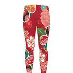 Japanese Kimono Pattern Print Men's leggings