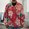 Japanese Kimono Pattern Print Men's Shirt Jacket