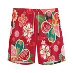 Japanese Kimono Pattern Print Men's Sports Shorts