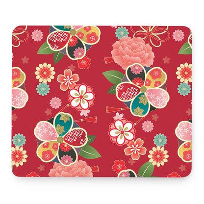 Japanese Kimono Pattern Print Mouse Pad