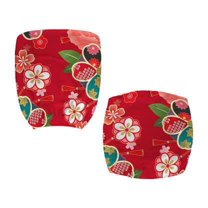 Japanese Kimono Pattern Print Office Chair Cover