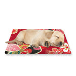 Japanese Kimono Pattern Print Pet Cooling Mat Cover