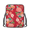 Japanese Kimono Pattern Print Rectangular Crossbody Bag