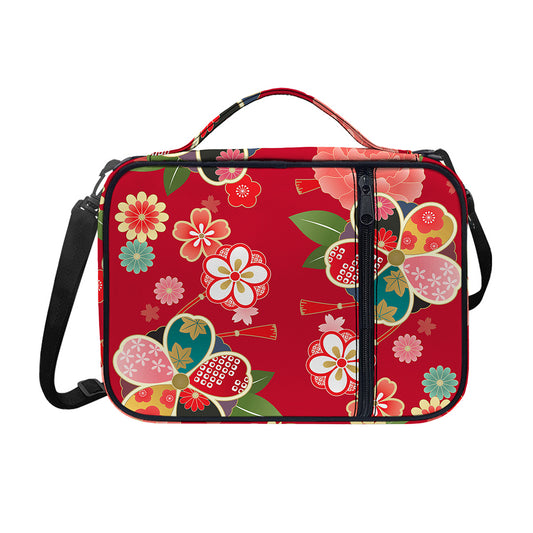 Japanese Kimono Pattern Print Shoulder Strap Bible Bag