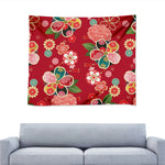Japanese Kimono Pattern Print Tapestry