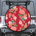 Japanese Kimono Pattern Print Tire Cover