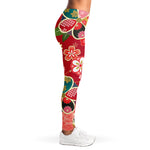 Japanese Kimono Pattern Print Women's Leggings
