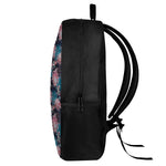 Japanese Koi And Chrysanthemums Print 17 Inch Backpack
