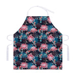 Japanese Koi And Chrysanthemums Print Adjustable Apron