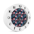 Japanese Koi And Chrysanthemums Print Alarm Clock