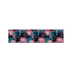 Japanese Koi And Chrysanthemums Print Bed Runner
