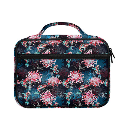 Japanese Koi And Chrysanthemums Print Briefcase Bible Bag