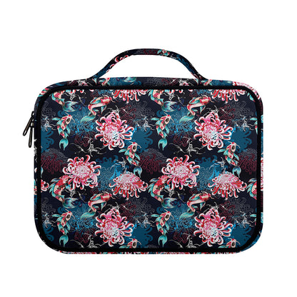 Japanese Koi And Chrysanthemums Print Briefcase Bible Bag