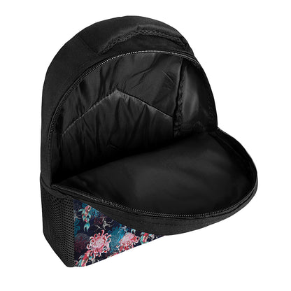 Japanese Koi And Chrysanthemums Print Casual Backpack
