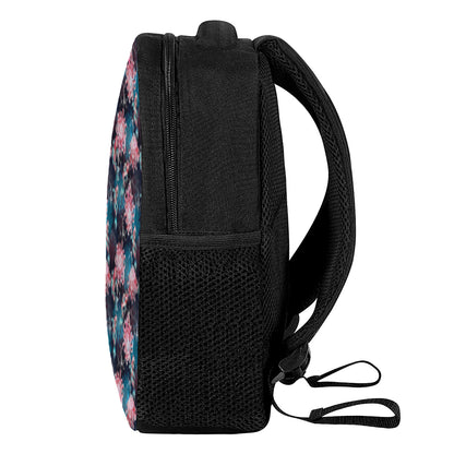 Japanese Koi And Chrysanthemums Print Casual Backpack