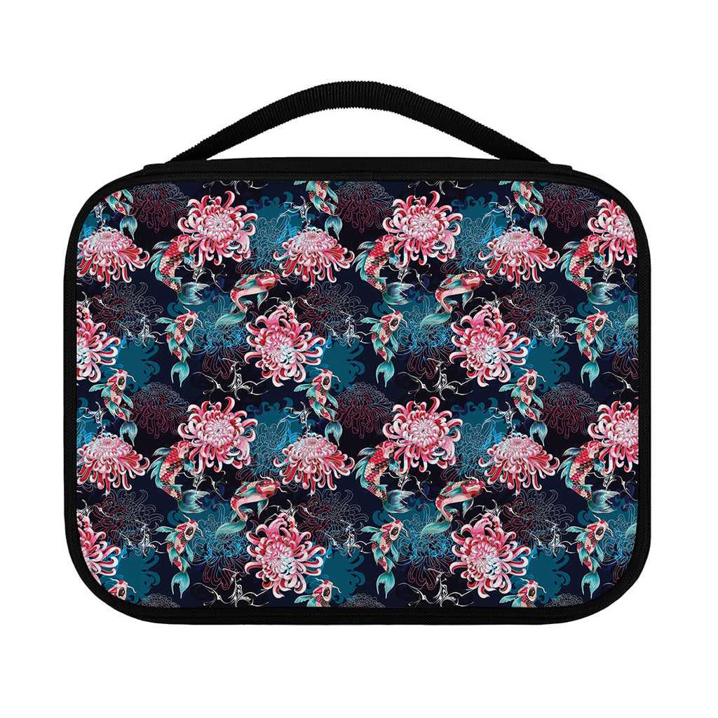 Japanese Koi And Chrysanthemums Print Classic Bible Case