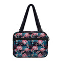 Japanese Koi And Chrysanthemums Print Double Strap Bible Bag