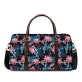Japanese Koi And Chrysanthemums Print Duffel Bag