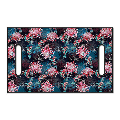 Japanese Koi And Chrysanthemums Print Golf Cart Seat Cover