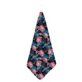 Japanese Koi And Chrysanthemums Print Hand Towel