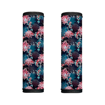 Japanese Koi And Chrysanthemums Print Handle Covers