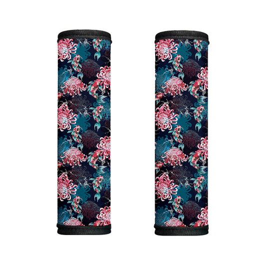 Japanese Koi And Chrysanthemums Print Handle Covers