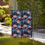 Japanese Koi And Chrysanthemums Print House Flag
