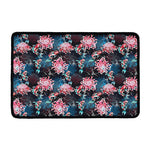 Japanese Koi And Chrysanthemums Print Kitchen Mat