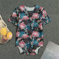 Japanese Koi And Chrysanthemums Print Men's Bodysuit