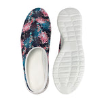 Japanese Koi And Chrysanthemums Print Mesh Casual Shoes