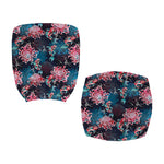 Japanese Koi And Chrysanthemums Print Office Chair Cover