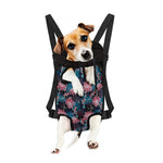 Japanese Koi And Chrysanthemums Print Pet Carrier Backpack
