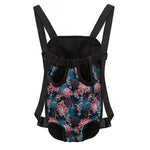 Japanese Koi And Chrysanthemums Print Pet Carrier Backpack