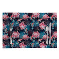 Japanese Koi And Chrysanthemums Print Placemat