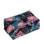 Japanese Koi And Chrysanthemums Print Rectangle Tissue Box Cover