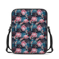 Japanese Koi And Chrysanthemums Print Rectangular Crossbody Bag