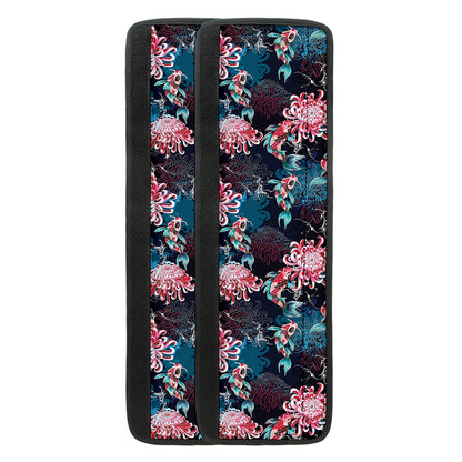 Japanese Koi And Chrysanthemums Print Refrigerator Handle Covers