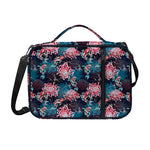 Japanese Koi And Chrysanthemums Print Shoulder Strap Bible Bag